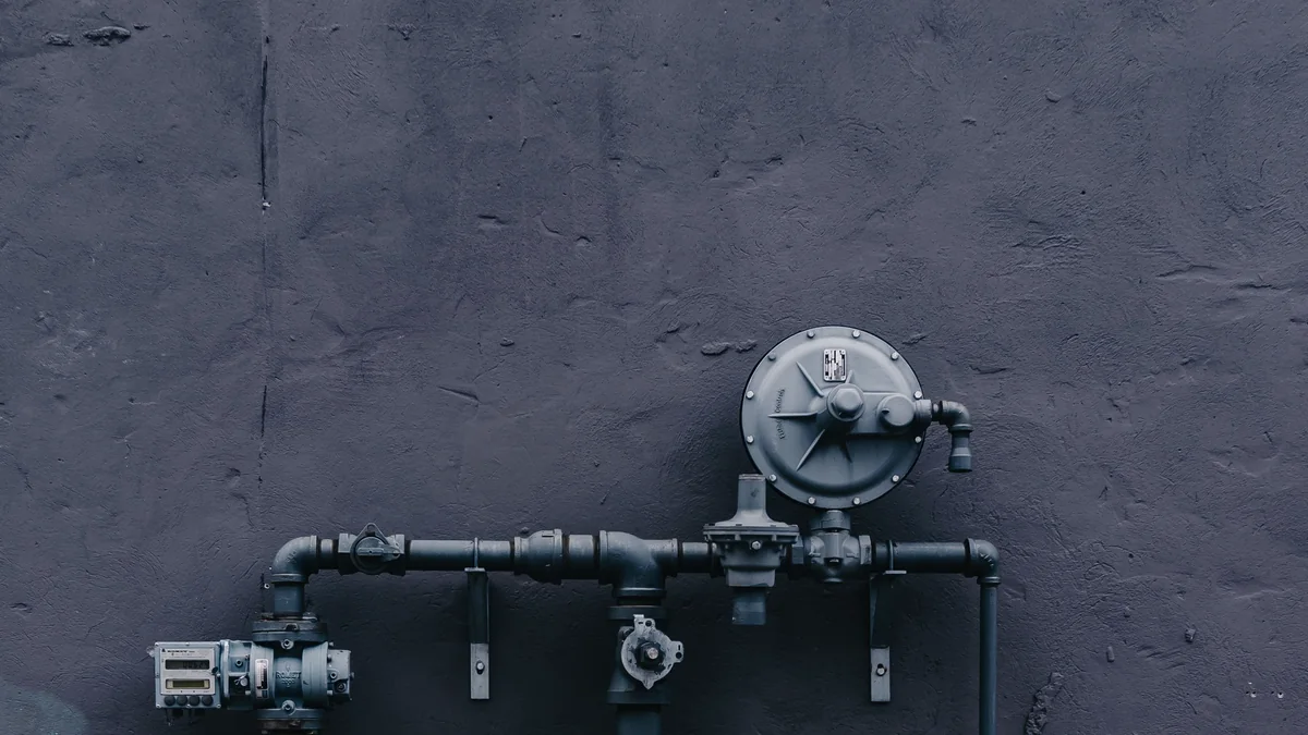 Private water treatment pipework and equipment